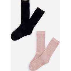 Skarpetki 2 pack - Czarny. Czarne skarpetki damskie Reserved, bez wzorów. Za 24,99 zł.