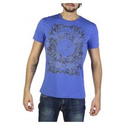 Versace Jeans Koszulka T-shirt B3GRB71B36641. Koszulki męskie Versace Jeans, s, bez wzorów, z jeansu, bez kołnierzyka. Za 439,00 zł.