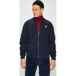 G-Star Raw - Bluza. Czarne bejsbolówki męskie G-Star RAW, l, z bawełny, z kapturem. W wyprzedaży za 399,90 zł.
