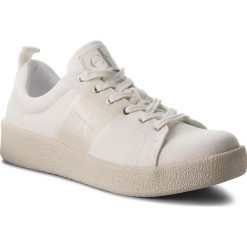 Sneakersy CALVIN KLEIN JEANS - Gerardo Twill S0528 Off White. Białe sneakersy męskie Calvin Klein Jeans, bez zapięcia. W wyprzedaży za 319,00 zł.
