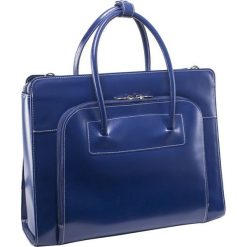 Damska aktówka na laptopa Granat Lake Forest granatowa 15,6". Czerwone aktówki damskie Mcklein, w paski, bez dodatków. Za 899,00 zł.