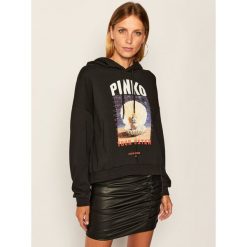 Bluza Pinko LUCIA HEFFERNAN Ruby 1 AL 20-21 PHEFF 1N12TP Y6LD. Czarne bluzy damskie Pinko, l, bez wzorów, bez rękawów, bez kaptura. Za 649,00 zł.