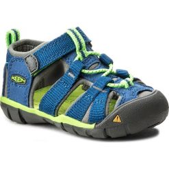 Sandały KEEN - Seacamp II Cnx 1014443 True Blue/Jasmine Green. Niebieskie sandały męskie marki Keen, z tworzywa sztucznego, bez zapięcia. W wyprzedaży za 139,00 zł.