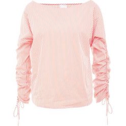BOSS CASUAL ESPA Bluzka bright orange. Brązowe bluzki asymetryczne BOSS Casual, z bawełny, casualowe. Za 459,00 zł.