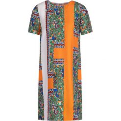 Sukienka letnia Tory Burch Printed Shift Dress 53914. Sukienki damskie Tory Burch, na lato, bez wzorów, z jedwabiu, bez kołnierzyka, bez rękawów. W wyprzedaży za 939,00 zł.