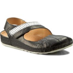 Rzymianki damskie: Sandały DR. BRINKMANN – 710740-1 Schwarz/Weiss