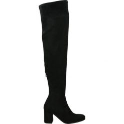 Kozaki - NG1500 ALC NE. Czarne buty zimowe damskie marki Venezia, z materiału, na obcasie. Za 499,00 zł.