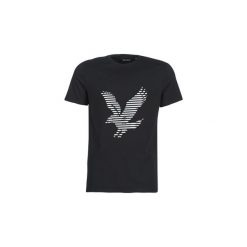 T-shirty z krótkim rękawem Lyle Scott FAFARLIVE. Czarne t-shirty męskie marki Lyle & Scott, s, bez wzorów, bez kołnierzyka, krótkie. Za 149,00 zł.