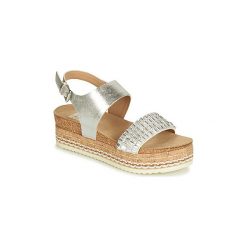 Sandały Bullboxer 886028. Szare sandały damskie marki Bullboxer, bez wzorów, bez obcasa, bez zapięcia. Za 259,00 zł.