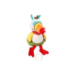 Maskotka z pozytywką Tukan 25 cm. Szare przytulanki i maskotki FEHN. Za 69,45 zł.