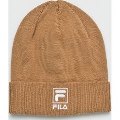 Fila - Czapka. Brązowe czapki męskie marki Fila, z bawełny. W wyprzedaży za 79,90 zł.