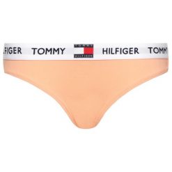 Figi klasyczne TOMMY HILFIGER UW0UW02193. Niebieskie figi damskie TOMMY HILFIGER, s, bez wzorów, z elastanu. Za 99,00 zł.