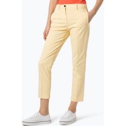 Tommy Hilfiger - Spodnie damskie, żółty. Żółte spodnie damskie TOMMY HILFIGER, bez wzorów. Za 429,95 zł.