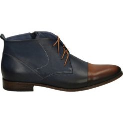 Botki męskie - 558GUE BRO-BL. Czarne bez kategorii Venezia, z gumy. Za 219,00 zł.