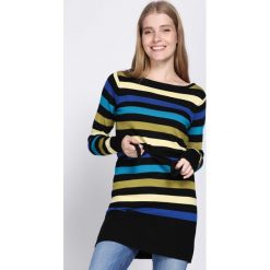 Czarna Sukienka Never See. Czarne sukienki dzianinowe Born2be, l, oversize. Za 39,99 zł.