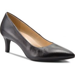 Półbuty GEOX - D Forsthia M. A D747DA 00085 C9999 Black. Czarne półbuty damskie skórzane marki Geox, na obcasie. W wyprzedaży za 229,00 zł.