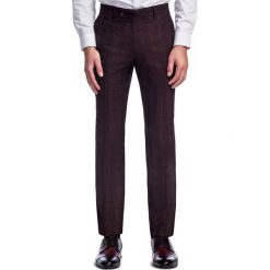 . Czerwone spodnie męskie Giacomo Conti, m, bez wzorów, z elastanu, eleganckie. Za 599,00 zł.