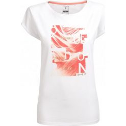T-shirt damski TSD607 - biały - Outhorn. Białe t-shirty damskie marki Outhorn, z materiału. W wyprzedaży za 24,99 zł.