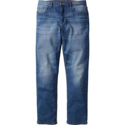 Dżinsy ze stretchem Classic Fit Straight bonprix niebieski "stone”. Niebieskie jeansy męskie bonprix, na co dzień, m, bez wzorów, z jeansu, klasyczne. Za 109,99 zł.