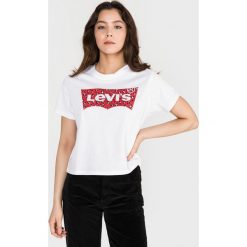 Levi's Koszulka Biały. Białe podkoszulki męskie Levi's®, s, z nadrukiem, z bawełny, bez kołnierzyka. Za 137,95 zł.
