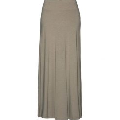 Spódnica shirtowa bonprix jasnooliwkowy. Zielone spódniczki damskie bonprix, na lato, w paski, z dzianiny, długie, maxi. Za 34,99 zł.