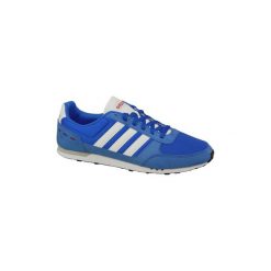 Buty adidas City Racer F97872. Niebieskie trampki męskie Adidas, bez wzorów, bez zapięcia. Za 189,99 zł.