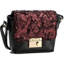 Listonoszki damskie: Torebka PABIA – BAG9332 Fioletowe Futro