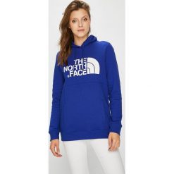 The North Face - Bluza. Szare bluzy rozpinane damskie The North Face, l, z nadrukiem, z bawełny, z kapturem. W wyprzedaży za 259,90 zł.