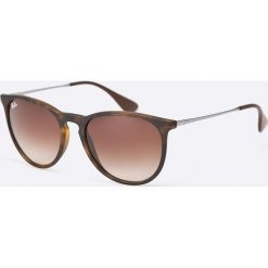 Ray-Ban - Okulary Erika. Pomarańczowe okulary przeciwsłoneczne męskie Ray-Ban, z materiału. Za 479,90 zł.
