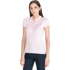 Tommy Hilfiger Heritage Polo Koszulka Różowy Beżowy. Różowe koszulki damskie TOMMY HILFIGER, s, bez wzorów, z elastanu, polo, bez rękawów. Za 290,95 zł.
