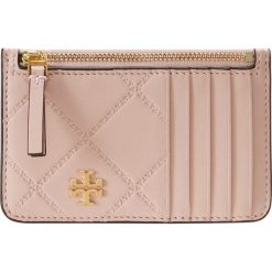 Portfele damskie: Tory Burch GEORGIA TOP ZIP CARD CASE Portfel shell pink