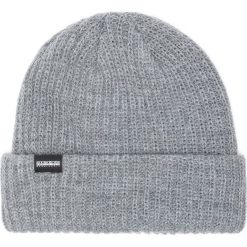 Napapijri Foli Czapka Szary. Szare czapki męskie Napapijri, bez wzorów, z materiału. Za 135,95 zł.