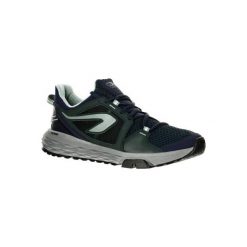 Buty do biegania RUN COMFORT GRIP męskie. Czarne buty sportowe męskie KALENJI, z poliesteru, bez zapięcia, do biegania. Za 199,99 zł.