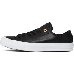 Buty Converse Chuck Taylor All Star II Craft Leather "Black" (C555958). Czarne buty sportowe damskie Converse, z materiału. Za 219,99 zł.