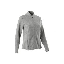 Bluza na zamek Gym & Pilates Free Move damska. Czarne bluzy damskie z kieszeniami marki DOMYOS, xs, z elastanu. Za 84,99 zł.