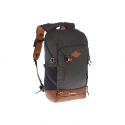 Plecak turystyczny NH500 30 l. Szare plecaki męskie marki QUECHUA, z materiału. Za 139,99 zł.