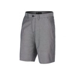 Oakley Oxford Short Blackout 36. Szare spodenki sportowe męskie marki Oakley, na lato, s, bez wzorów, z bawełny, eleganckie. W wyprzedaży za 149,00 zł.