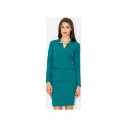 Sukienka M533 Zielony. Zielone sukienki damskie FIGL, xl, bez wzorów, bez kołnierzyka, bez rękawów. Za 149,00 zł.