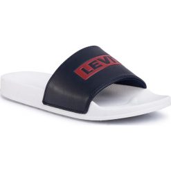 Klapki LEVI'S - 231761-794-51 Regular White. Niebieskie klapki męskie Levi's®, bez wzorów, ze skóry ekologicznej. Za 109,00 zł.