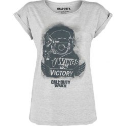 T-shirty damskie: Call Of Duty WWII – Wings For Victory Koszulka damska odcienie szarego