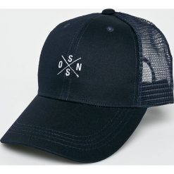Only & Sons - Czapka. Niebieskie czapki męskie Only & Sons, bez wzorów, z bawełny. W wyprzedaży za 34,90 zł.