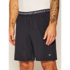 Szorty sportowe Calvin Klein Performance Woven 00GMS8S821. Czarne spodnie męskie Calvin Klein Performance, s, bez wzorów, sportowe. Za 179,00 zł.