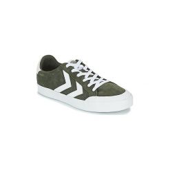 Buty Hummel TOPSPIN COURT. Zielone trampki i tenisówki damskie Hummel, bez wzorów, bez zapięcia. Za 216,30 zł.