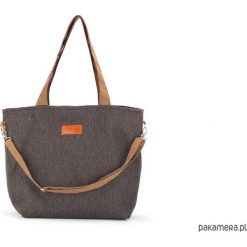 Duża torba shopperka Mili Duo Braid - brown. Brązowe torby damskie na zakupy Pakamera, bez wzorów, na ramię, duże, bez dodatków. Za 189,00 zł.