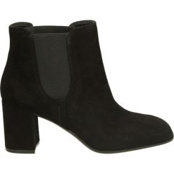Botki - EQ2255 Z-E NE. Czarne botki damskie skórzane Venezia. Za 199,00 zł.