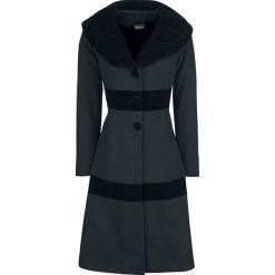Płaszcze damskie: Voodoo Vixen Black Coat Płaszcz damski czarny