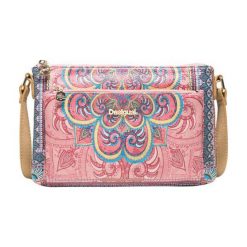 Desigual Torebka Damska Vinland Toulouse, Wielokolorowa. Różowe torebki klasyczne damskie Desigual, w kolorowe wzory. Za 200,00 zł.