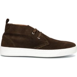Trussardi Jeans Desert Tenisówki Brązowy. Pomarańczowe trampki męskie Trussardi Jeans, bez wzorów, z jeansu, bez zapięcia. Za 628,95 zł.