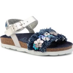 Sandały PEPE JEANS - Bio Denim Kids PGS90137 Dark Denim 559. Niebieskie sandały dziewczęce Pepe Jeans, z jeansu, bez zapięcia. Za 199,00 zł.