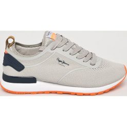 Pepe Jeans - Buty Boston Knit. Czarne buty sportowe męskie marki Pepe Jeans, z jeansu, na sznurówki. Za 389,90 zł.